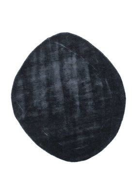 Designer Rug other shape  - 140 x 122 cm - anthracite