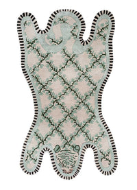 Children's Rug other shape  - 143 x 90 cm - green