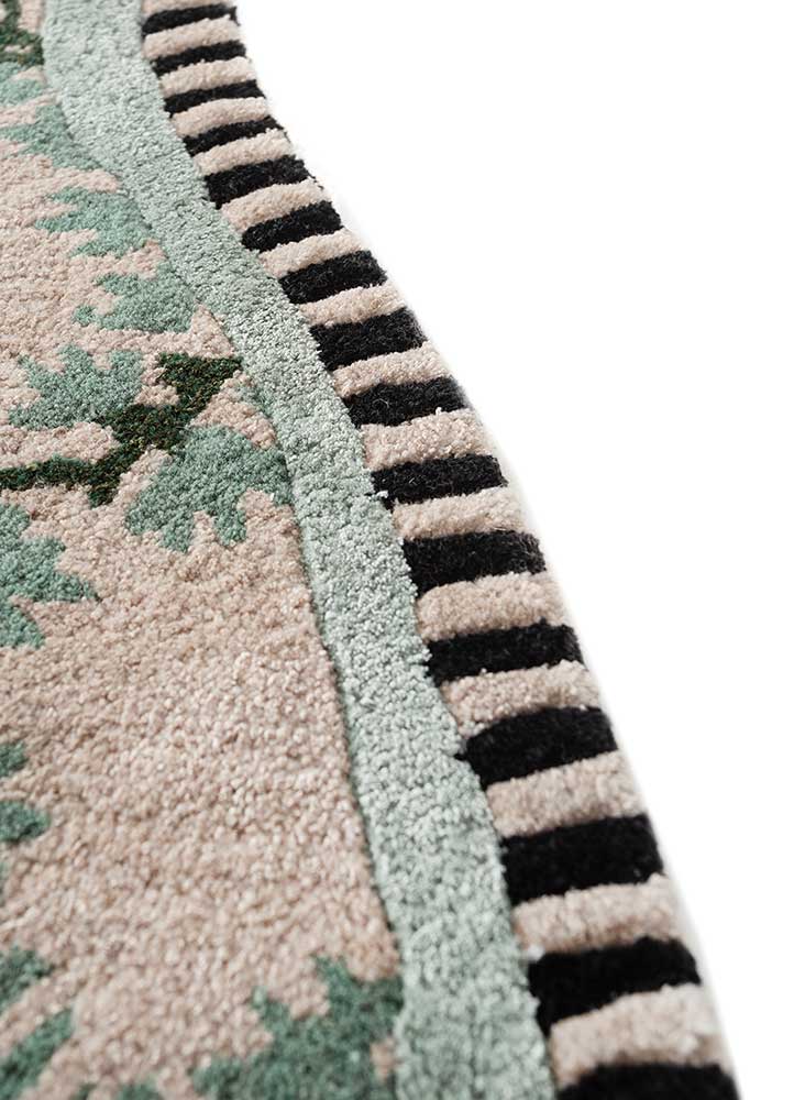 Children's Rug other shape  - 143 x 90 cm - green