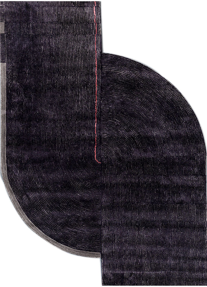 Designer Rug other shape  - 330 x 240 cm - anthracite