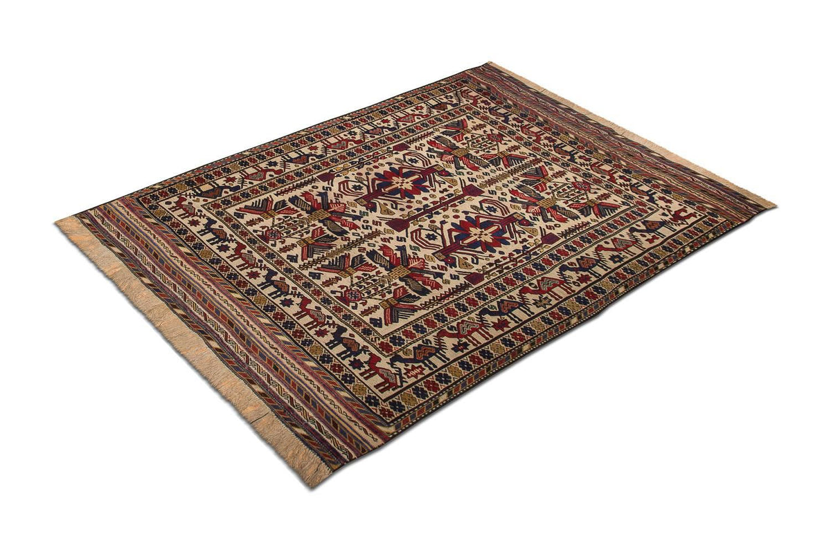Kelim Rug - Old - 276 x 185 cm - beige