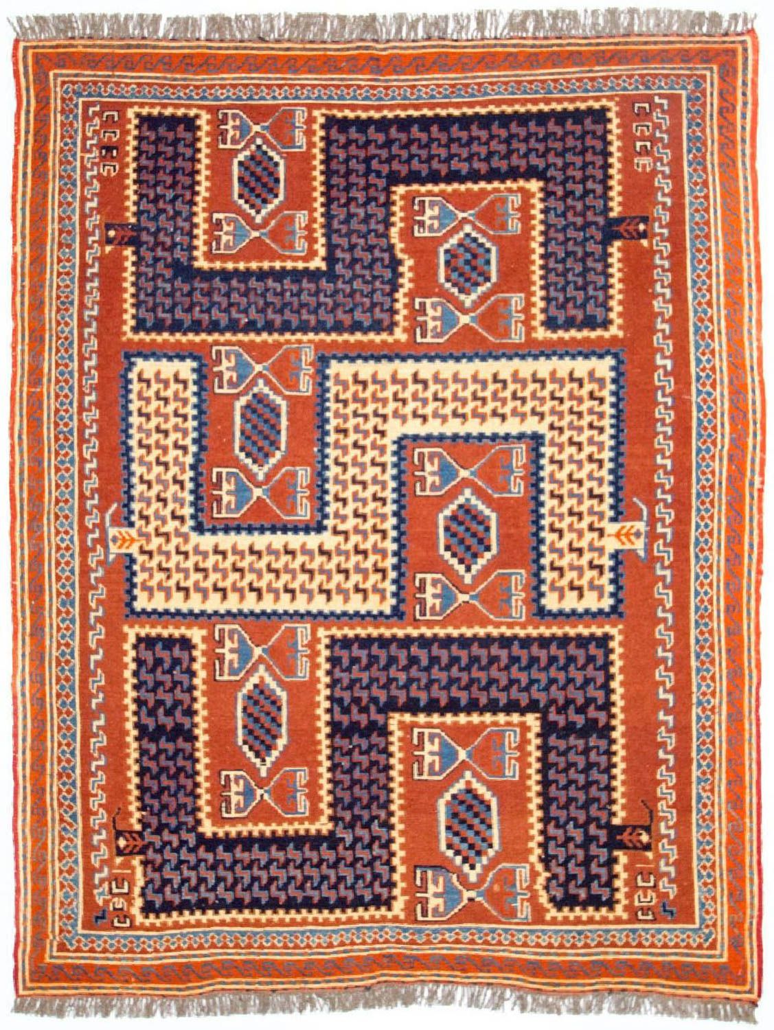 Kelim Rug - Oriental - 185 x 145 cm - multicolored