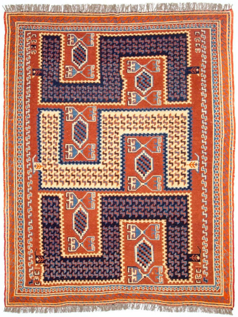 Kelim Rug - Oriental - 185 x 145 cm - multicolored