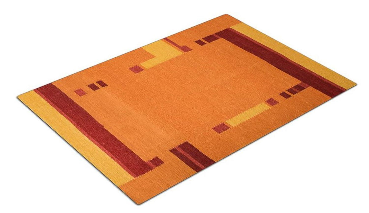 Kelim Rug - Trendy - 205 x 145 cm - orange