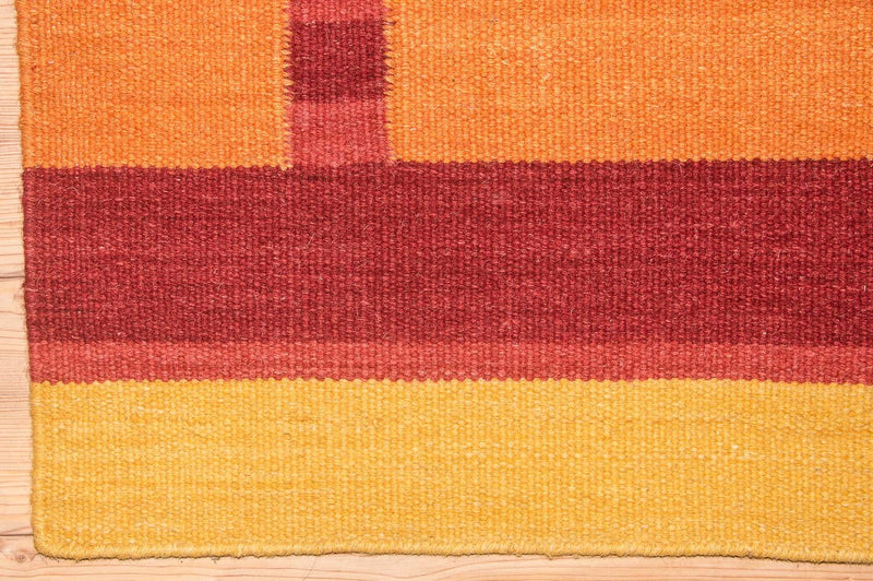 Kelim Rug - Trendy - 205 x 145 cm - orange