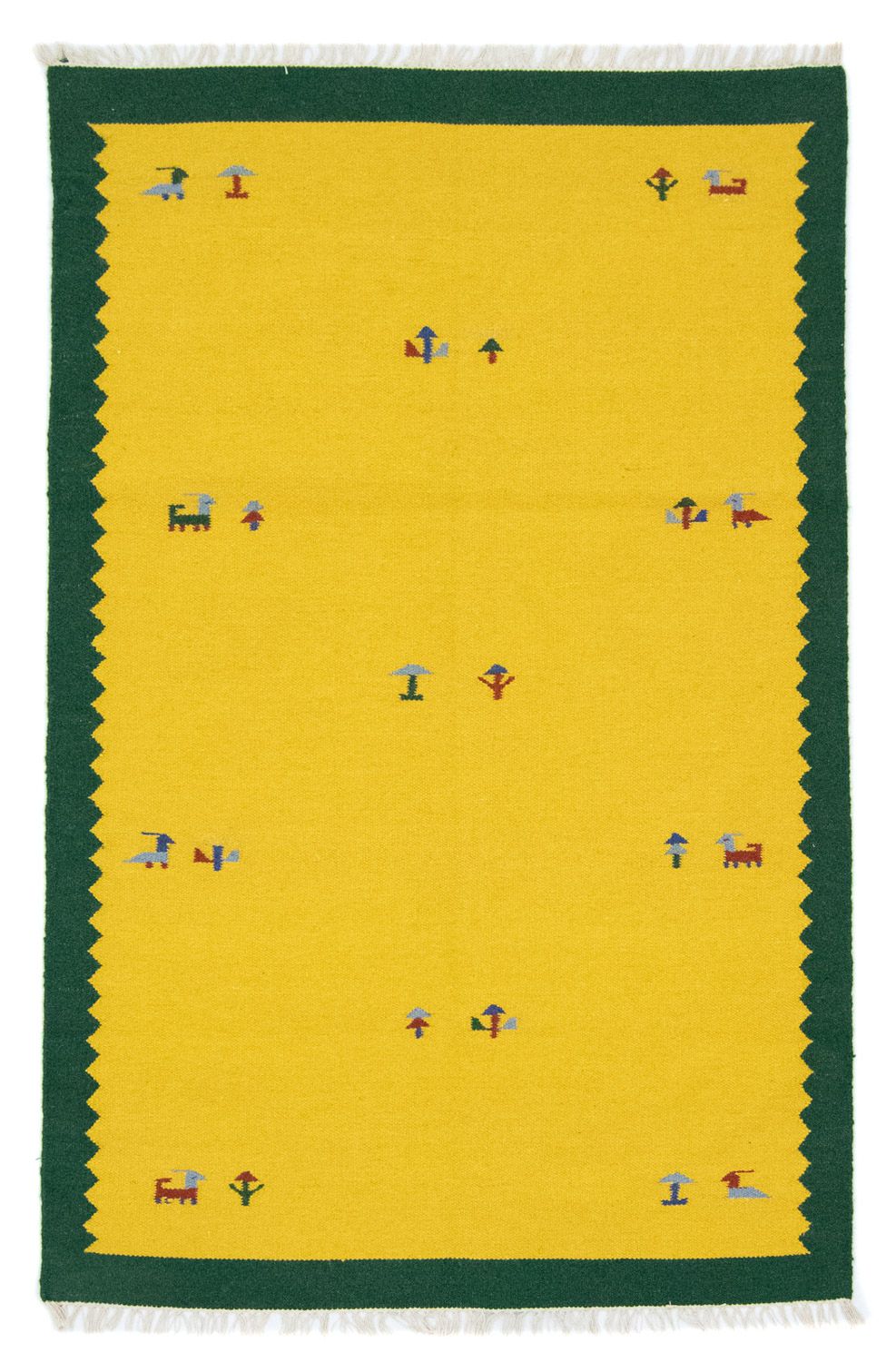 Kelim Rug - Trendy - 180 x 120 cm - yellow