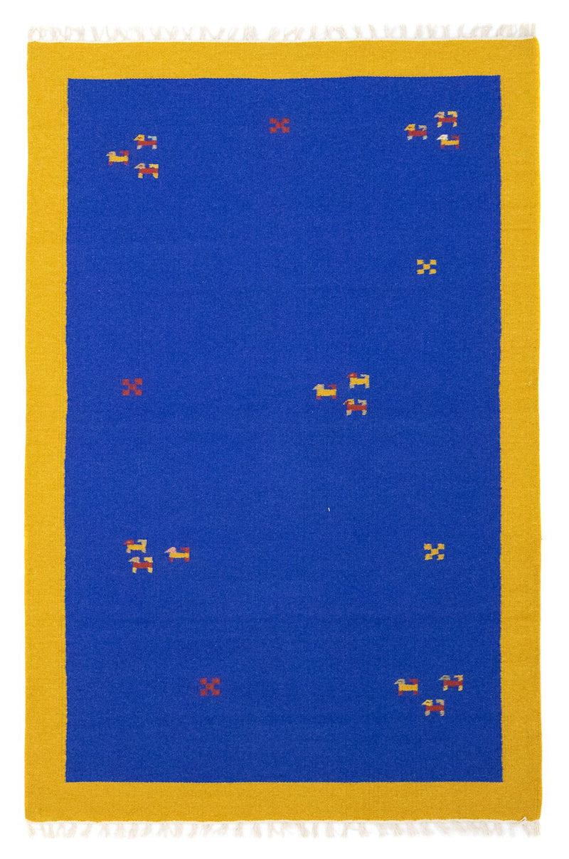 Kelim Rug - Trendy - 180 x 120 cm - blue