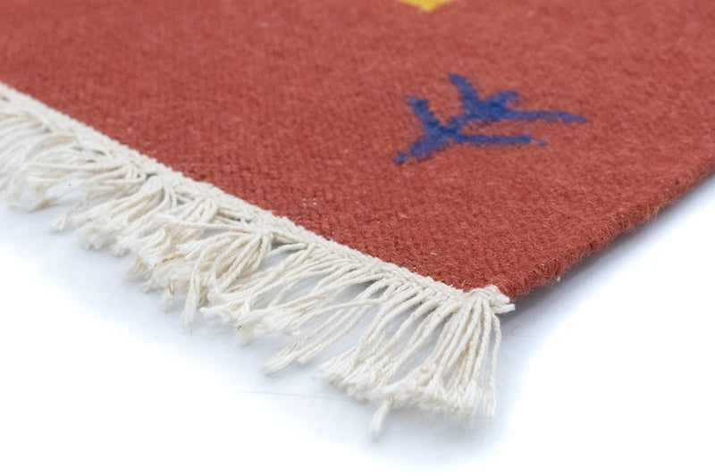 Kelim Rug - Trendy - 200 x 140 cm - blue