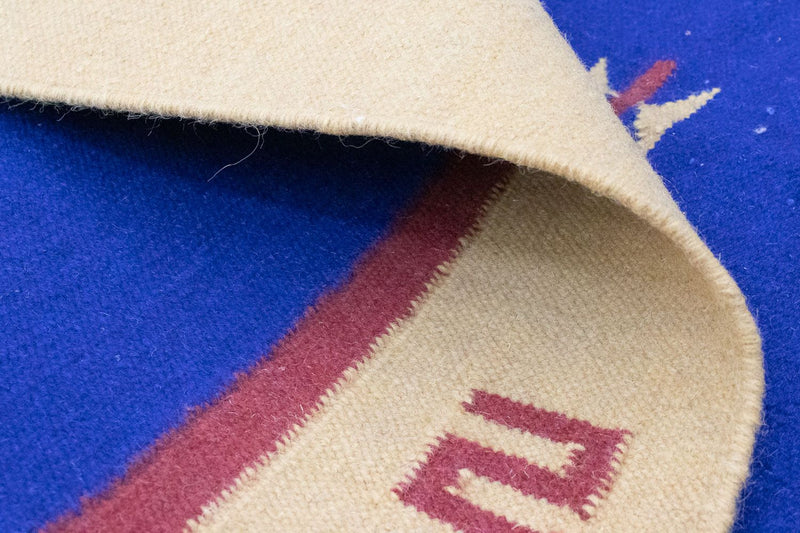 Kelim Rug - Trendy - 200 x 140 cm - blue