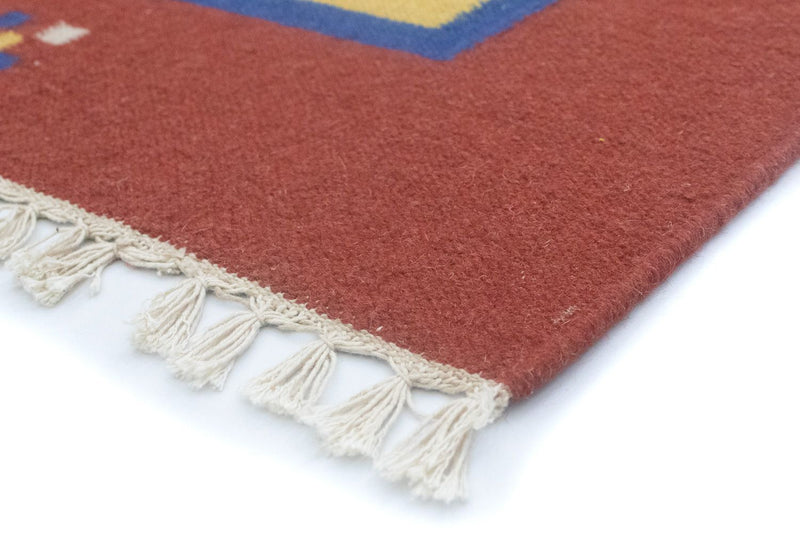 Kelim Rug - Trendy - 200 x 140 cm - yellow