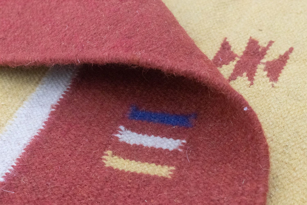 Kelim Rug - Trendy - 200 x 140 cm - yellow