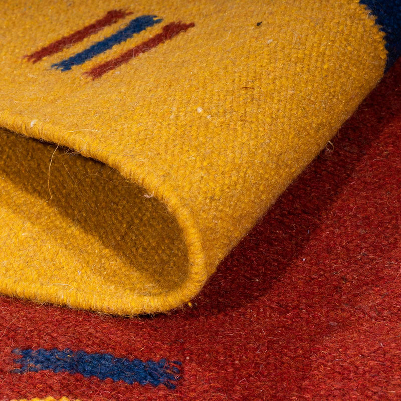 Kelim Rug - Trendy - 240 x 170 cm - dark red