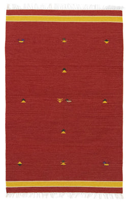 Kelim Rug - Trendy - 180 x 120 cm - rust