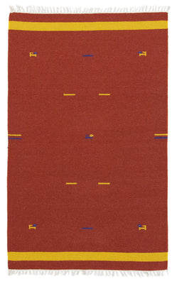 Kelim Rug - Trendy - 180 x 120 cm - rust
