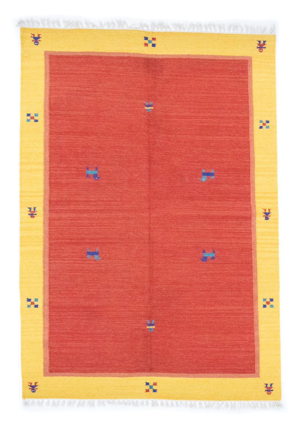 Kelim Rug - Trendy - 200 x 140 cm - red