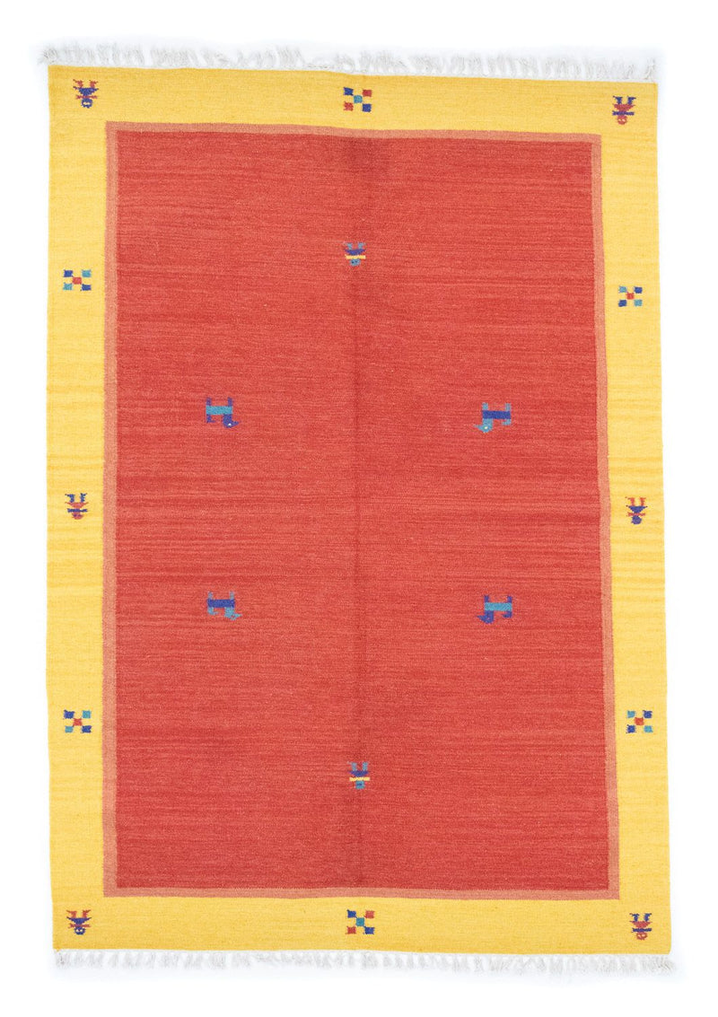 Kelim Rug - Trendy - 200 x 140 cm - red