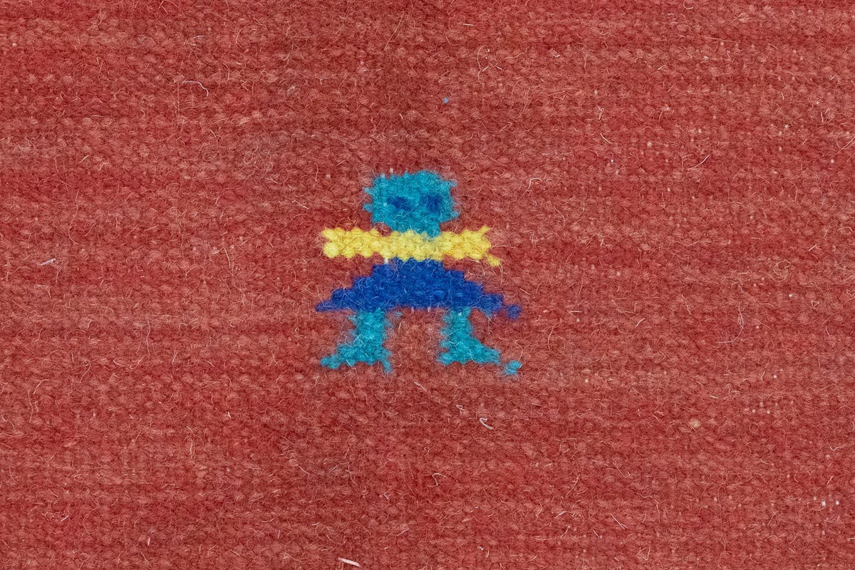 Kelim Rug - Trendy - 200 x 140 cm - red