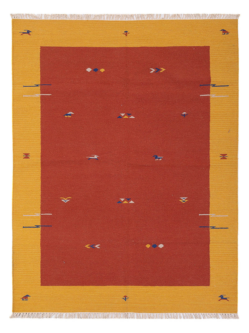 Kelim Teppich - Trendy - 240 x 170 cm - rost