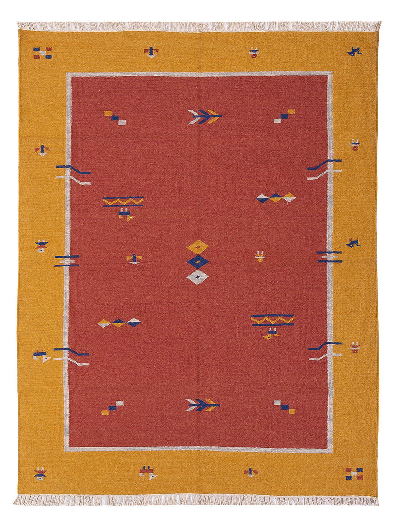 Kelim Teppich - Trendy - 240 x 170 cm - rost