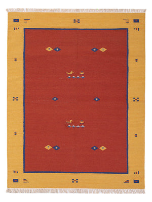 Kelim Teppich - Trendy - 240 x 170 cm - rost