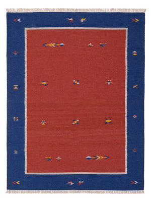 Kelim Teppich - Trendy - 240 x 170 cm - rot