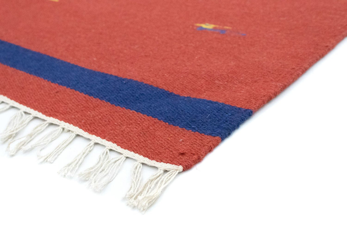 Kelim Rug - Trendy - 180 x 120 cm - red