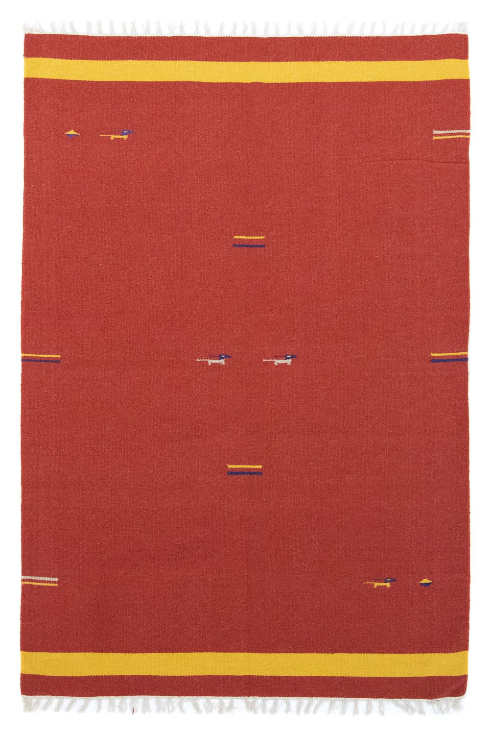 Kelim Rug - Trendy - 200 x 140 cm - red