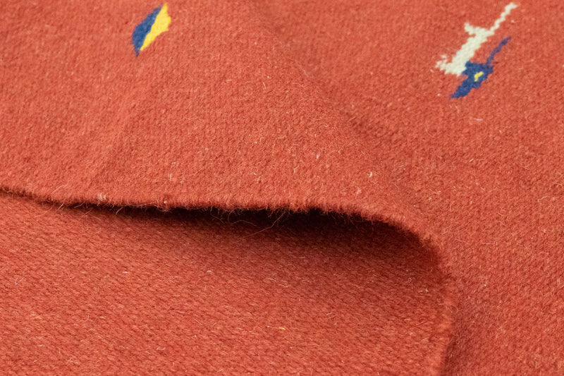 Kelim Rug - Trendy - 200 x 140 cm - red