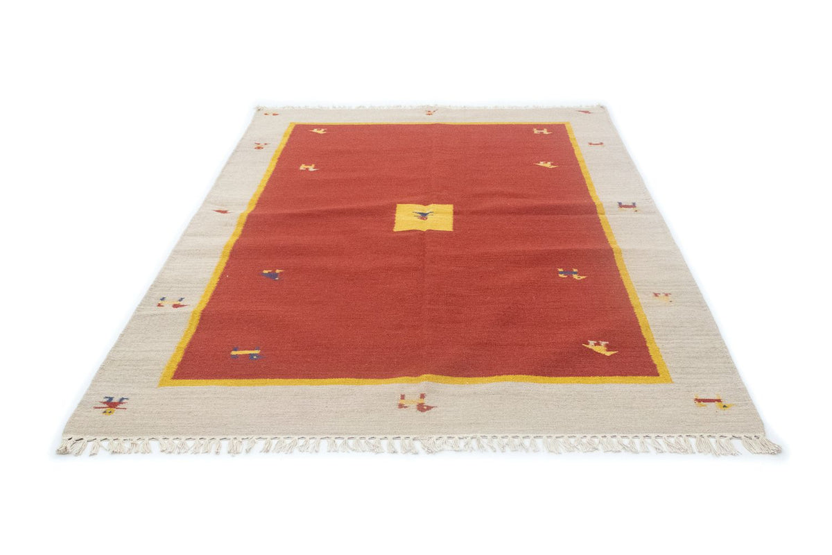 Kelim Rug - Trendy - 200 x 140 cm - red