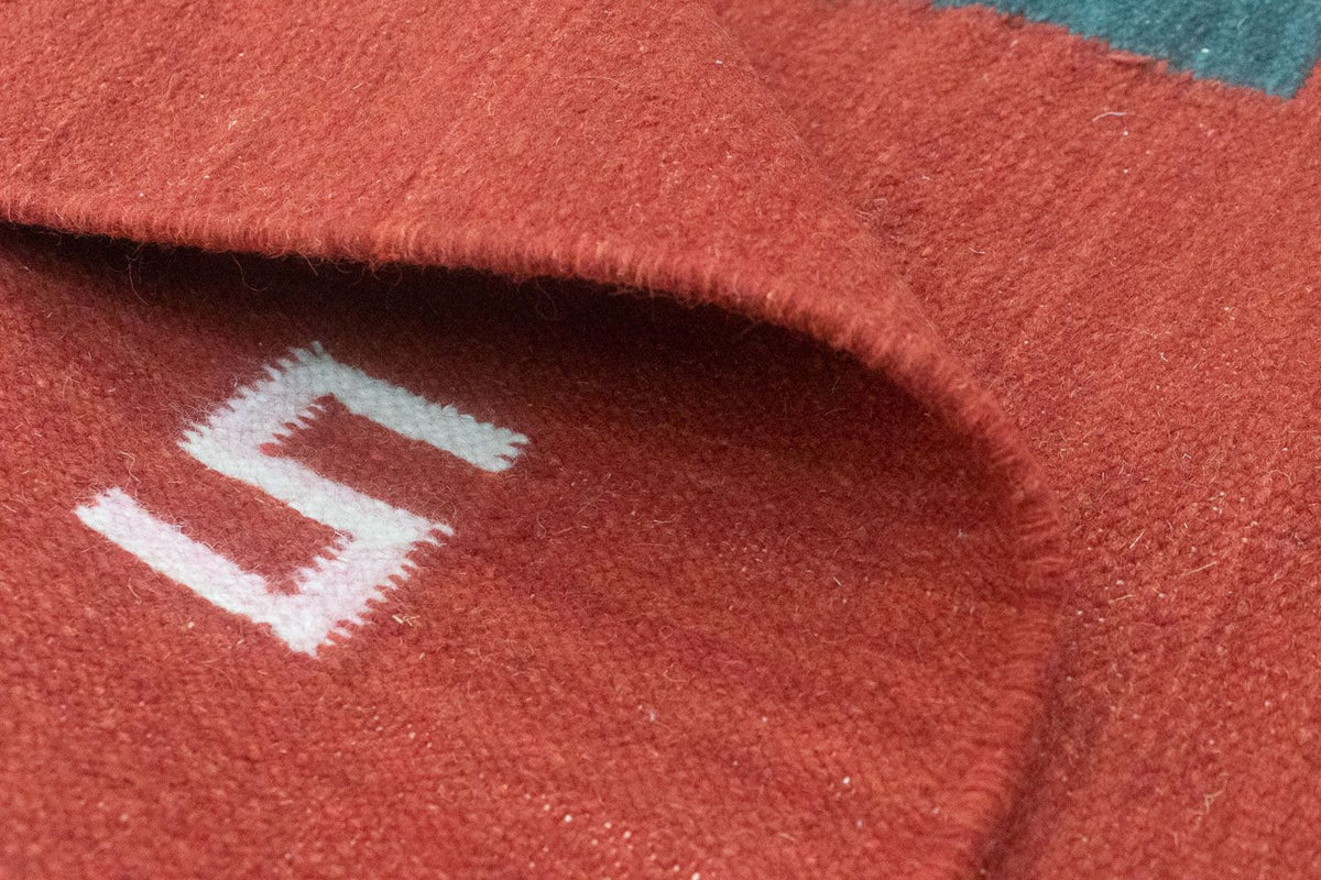 Kelim Rug - Trendy - 200 x 140 cm - red