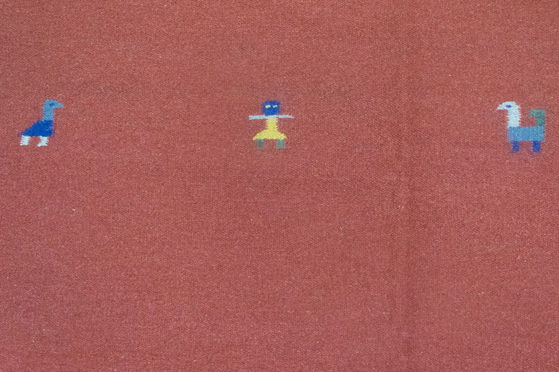 Kelim Rug - Trendy - 200 x 140 cm - orange