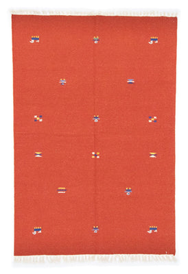Kelim Rug - Trendy - 200 x 140 cm - orange