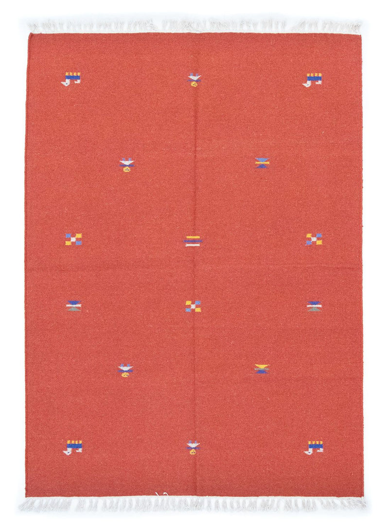 Kelim Rug - Trendy - 200 x 140 cm - orange