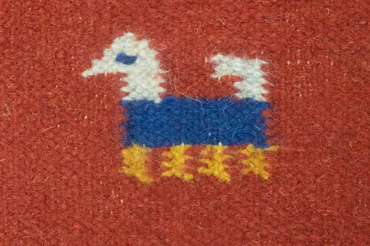 Kelim Rug - Trendy - 200 x 140 cm - red