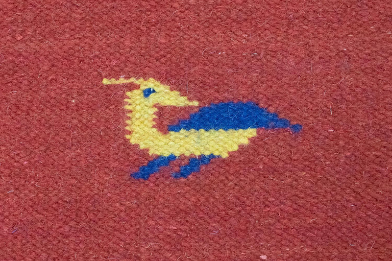 Kelim Rug - Trendy - 200 x 140 cm - red