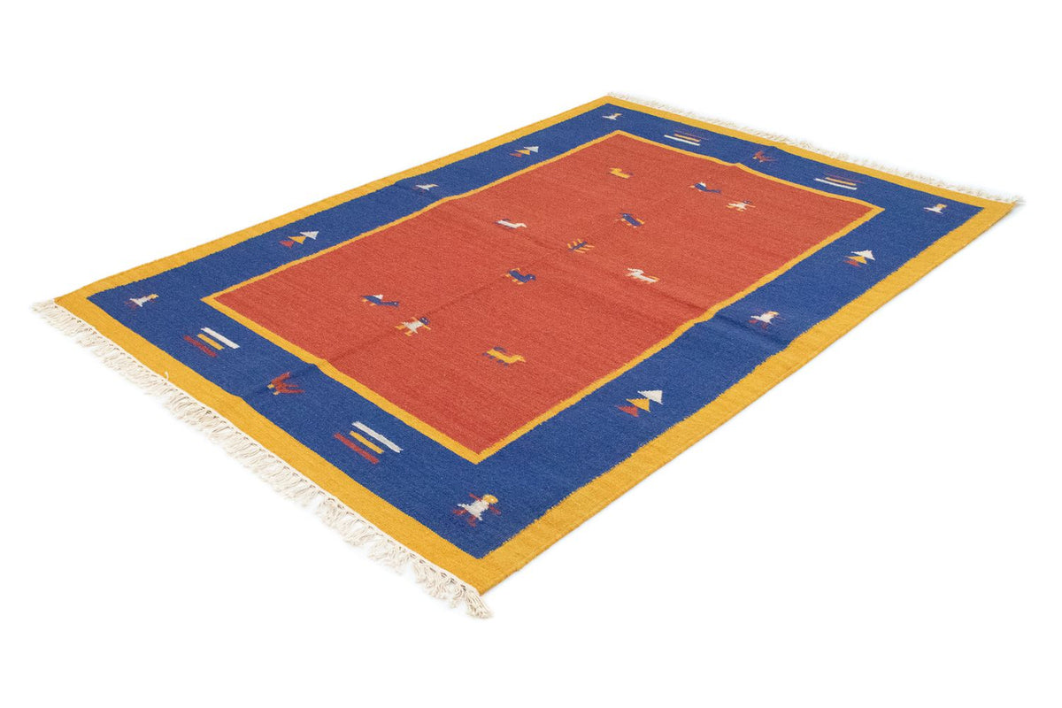 Kelim Rug - Trendy - 200 x 140 cm - orange