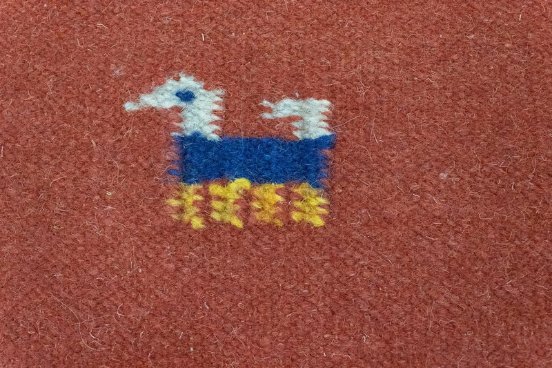 Kelim Rug - Trendy - 200 x 140 cm - red