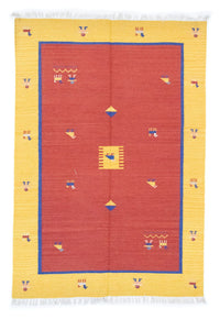 Kelim Rug - Trendy - 200 x 140 cm - orange