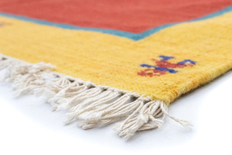 Kelim Rug - Trendy - 200 x 140 cm - red