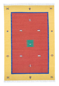 Kelim Rug - Trendy - 200 x 140 cm - orange