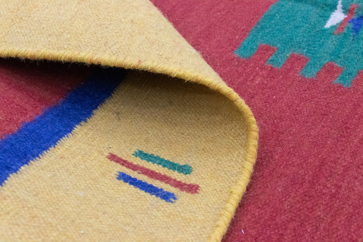 Kelim Rug - Trendy - 200 x 140 cm - orange