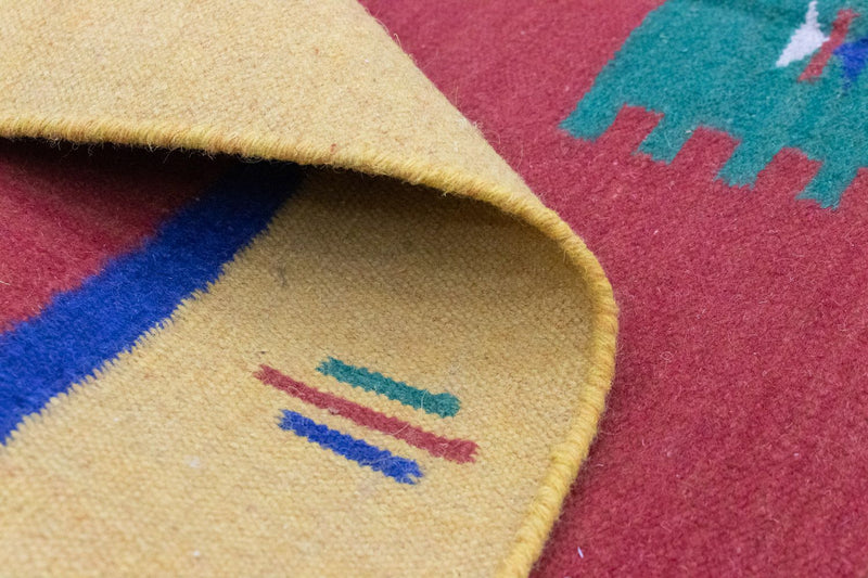 Kelim Rug - Trendy - 200 x 140 cm - orange