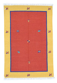 Kelim Rug - Trendy - 200 x 140 cm - orange