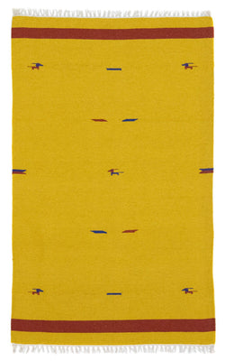 Kelim Rug - Trendy - 180 x 120 cm - yellow