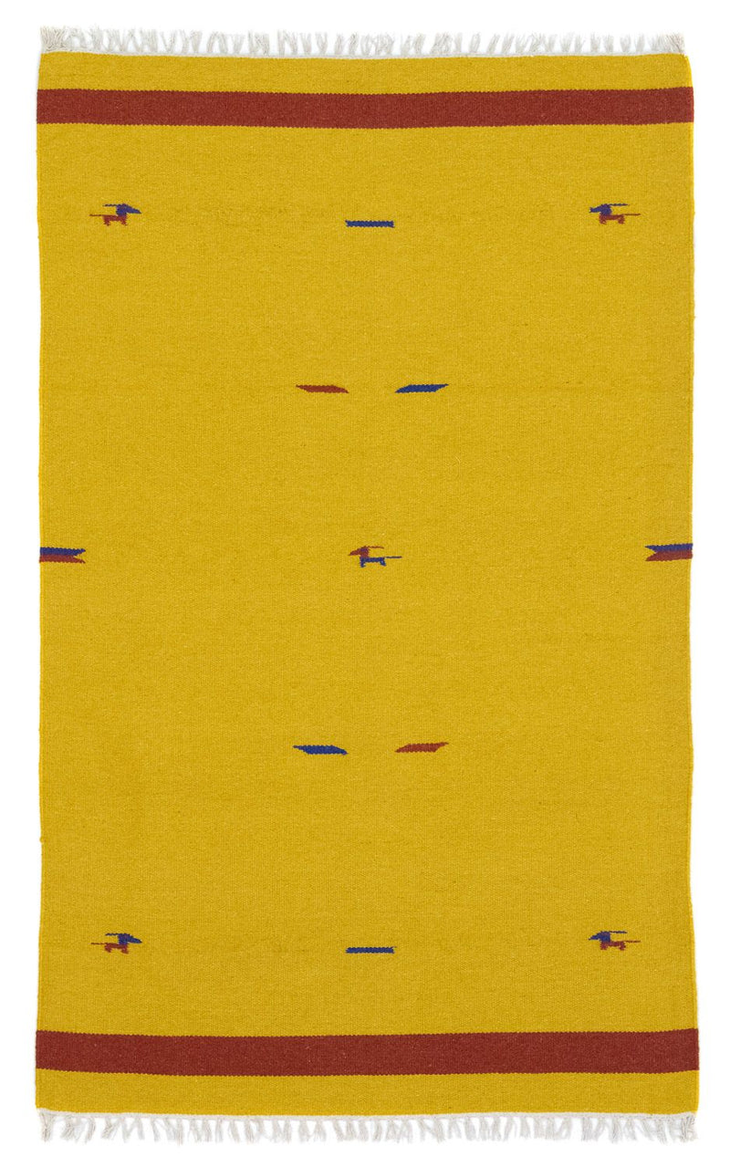 Kelim Rug - Trendy - 180 x 120 cm - yellow