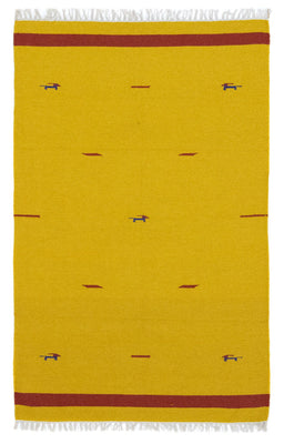 Kelim Rug - Trendy - 180 x 120 cm - yellow