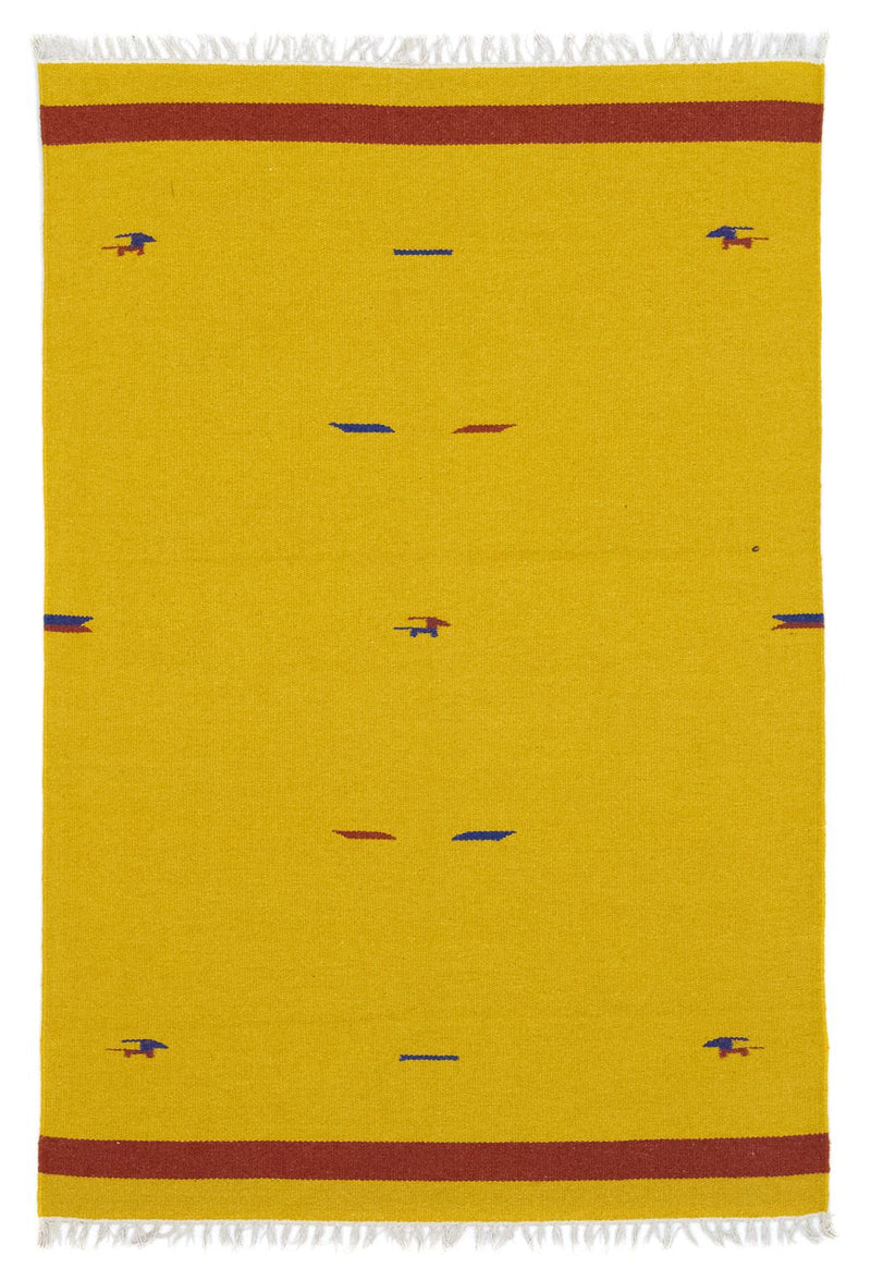 Kelim Rug - Trendy - 180 x 120 cm - yellow