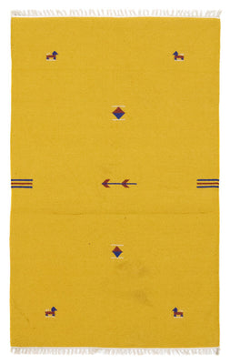 Kelim Rug - Trendy - 180 x 120 cm - yellow