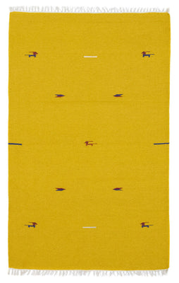 Kelim Rug - Trendy - 180 x 120 cm - yellow