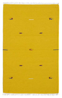 Kelim Rug - Trendy - 180 x 120 cm - yellow